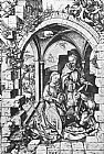 Martin Schongauer The Nativity painting